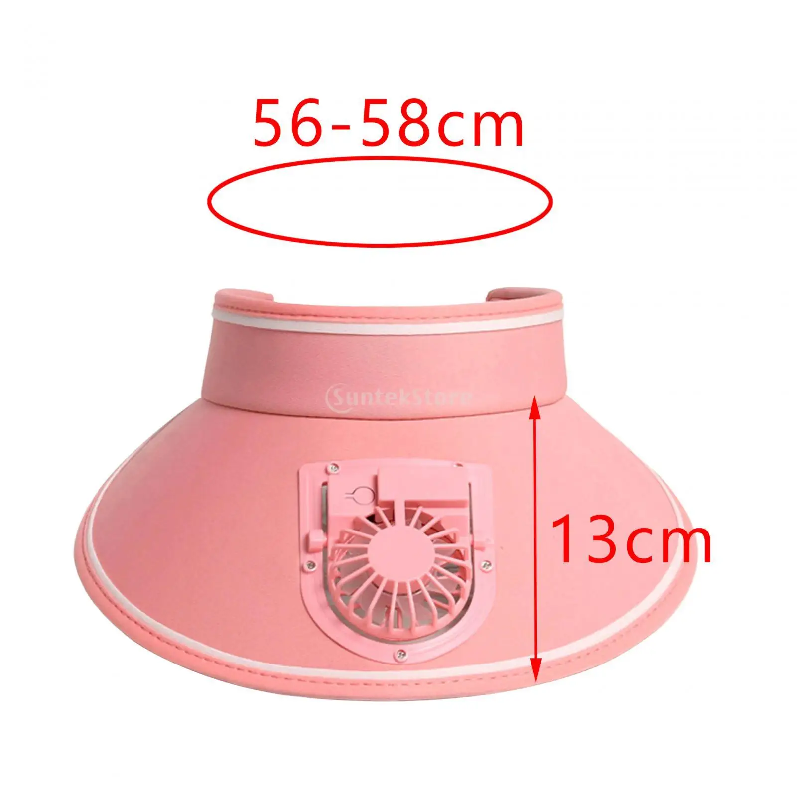 Cappello con visiera parasole con ventaglio cappello da sole con protezione solare a tesa larga leggero Casual per bambini adulti sport Beach