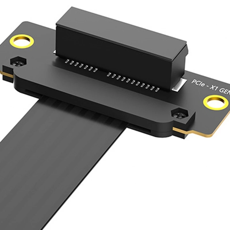 

PCIE 5.0 1X Extender Cable Fast Speed Flexible PCIE Port GPU