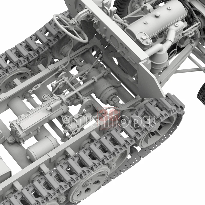 Kit de modelo a escala SNOWMAN SP-8004 Stuka zu Fuss Sd. Kfz.251/1 Ausf. D 1/35