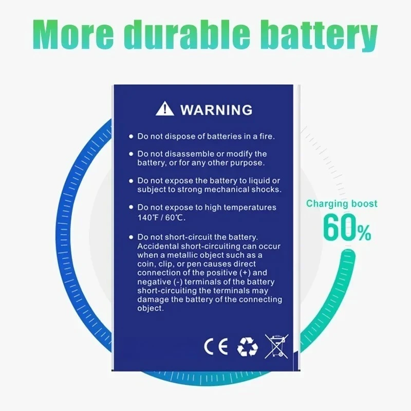 HE319 2630mAH بطاريات الهاتف المحمول لنوكيا 3 TA-1020 1028 1032 1038 #4