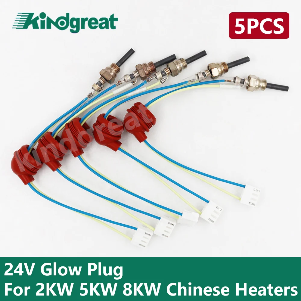 5PCS/Lot Top Quality 24V 85W-98W 2KW 5KW 8KW Ceramic Glow Plug For Car Truck Boat Caravan Yacht Parking Heater