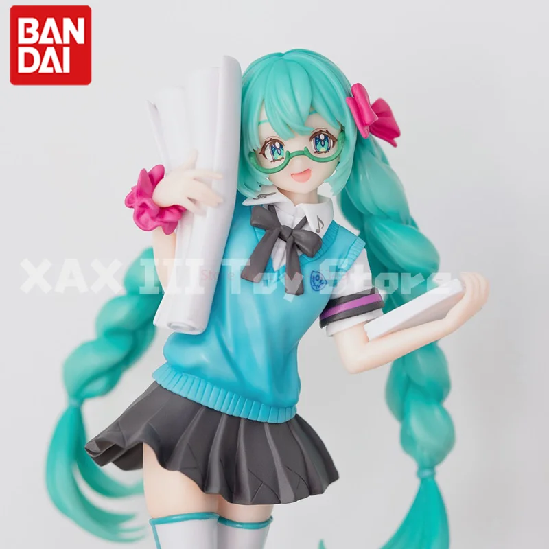 Hatsune ชุดเครื่องแบบนักเรียนมิกุบู๊ตสึโนะบูตาครบรอบ16TH ผมหางม้าคู่เครื่องประดับหุ่นตัวการ์ตูนของเล่นสำหรับเด็ก