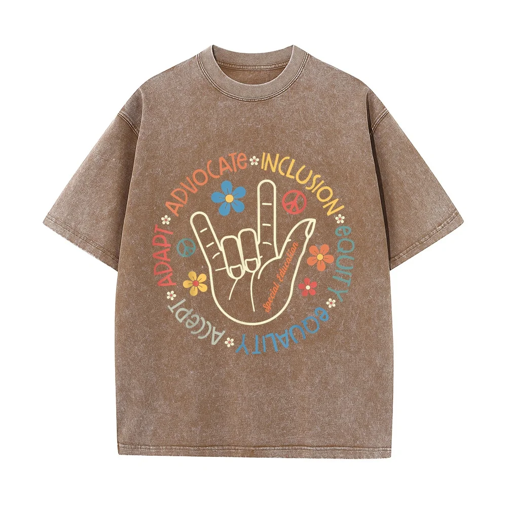 Special Education Teacher Inspirational SPED Teachers Autism T-Shirt Korean Popular Clothes Men Men's Fashion Vintage T Shirts