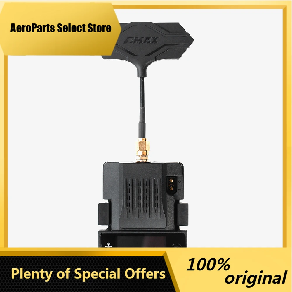 AeroPartsEMAX Aeris Link ExpressLRS ELRS 915MHz / 2.4GHz Micro Transmitter Module with OLED Screen and Fan for FPV RC Drone