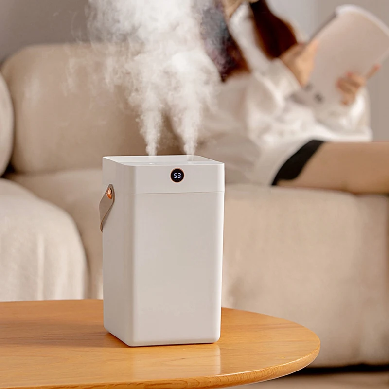 Humidificador de aire eléctrico portátil de 3000Ml, difusor de aceite aromático, pulverizador de vapor frío doble USB para el hogar, el coche y el dormitorio