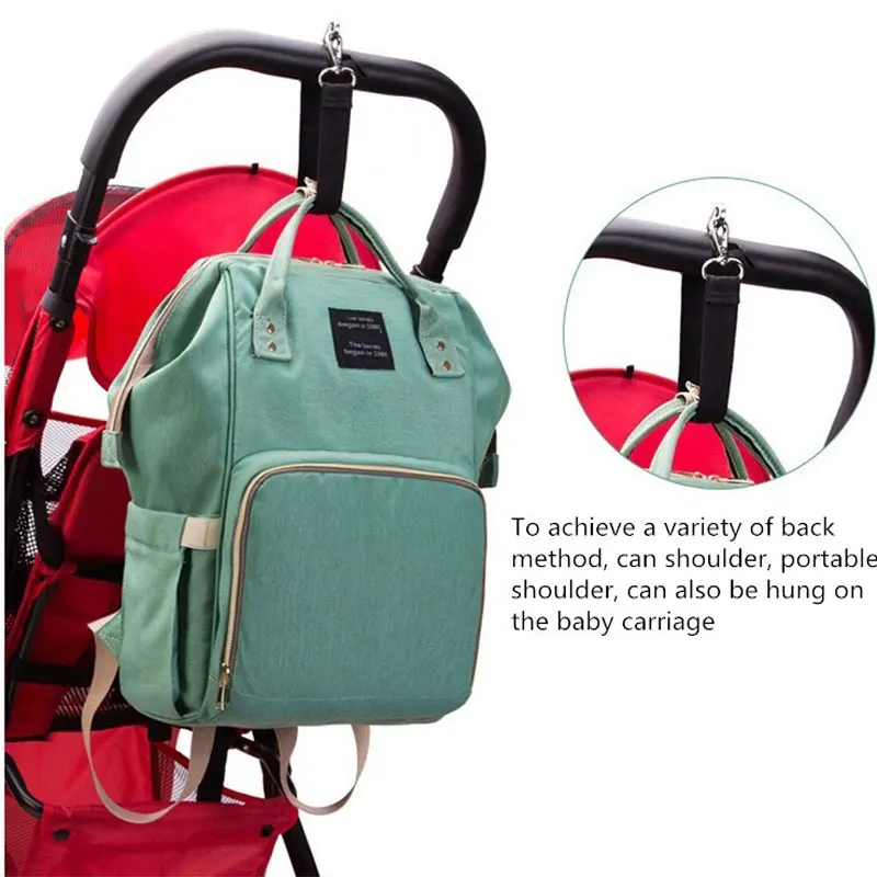 Bolsa de fraldas para maternidade legeen-mamãe, mochila de viagem de grande capacidade, bolsa de enfermagem para bebê, moda feminina