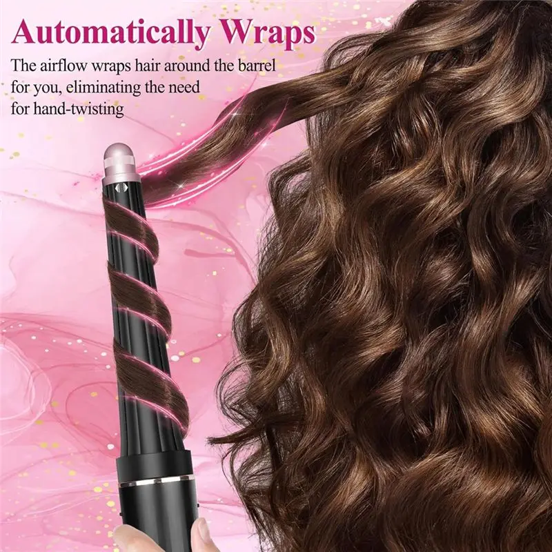 【بيع سريع 】 أدوات تجعيد الشعر المخروطية لـ Flexstyle HD435/430، لمرفق Shark Flex Style، أسطوانات طويلة، شريط تجعيد ذاتي