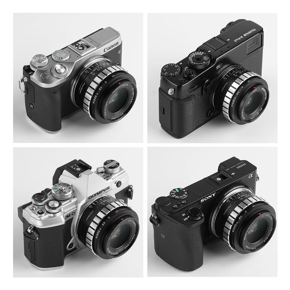 TTArtisan 23mm F 1,4 Manueller Fokus Kamera Objektiv für Sony E Mount a6300 Fuji XA XT3 XE Canon M6 panasonic Olympus M43 Nikon Z30 Z50