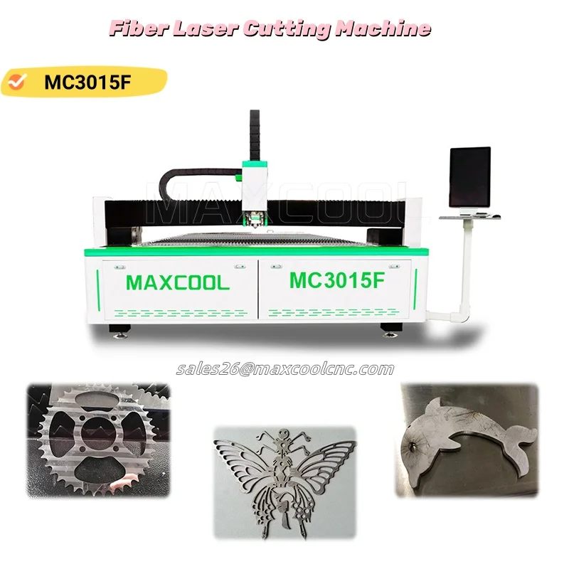 Fiber Laser Cutting Machine 5x10ft Metal Laser Cutting 1500W 2000W Iron Plate Laser Cutter CNC Laser Metal Cutting Machine 3015