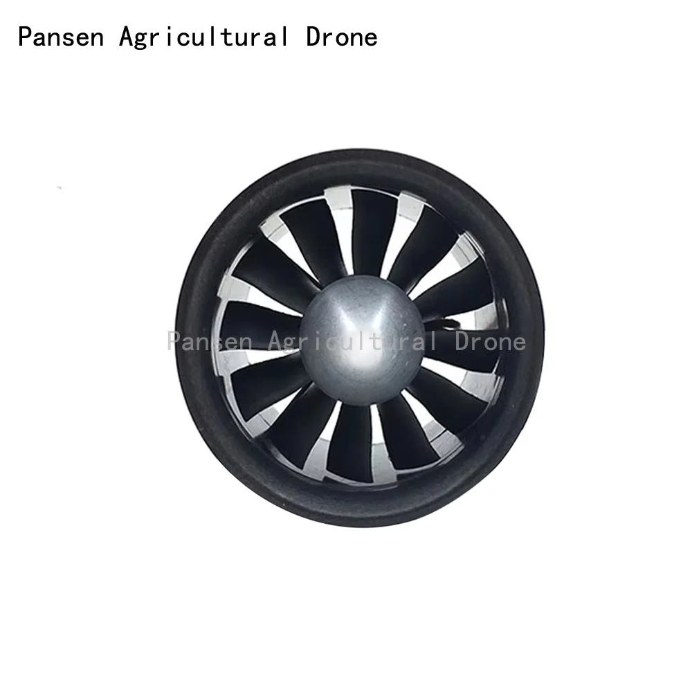 QX-Motor 70mm EDF QF2827 High Efficiency 12-Blade Brushless Ducted Fan 4S 6S Power System for RC Jet Aircraft