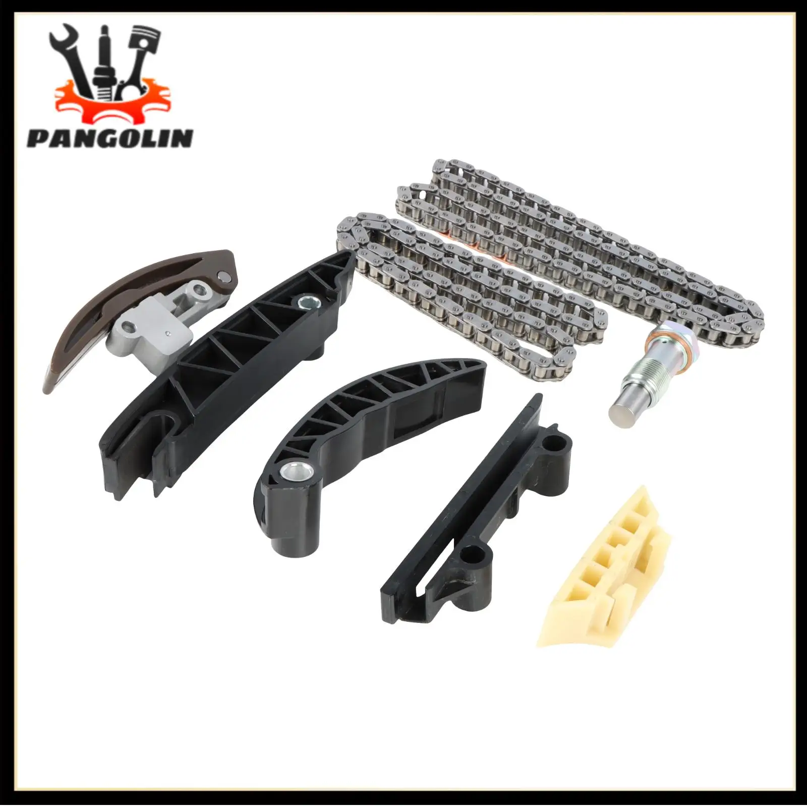 

1Set Timing Chain Kit 03H109509A 03H103465 03H103503 03H109513B 021109467 For Porsche Cayenne VW Passat Audi Q7 VR6 3.6L FSI