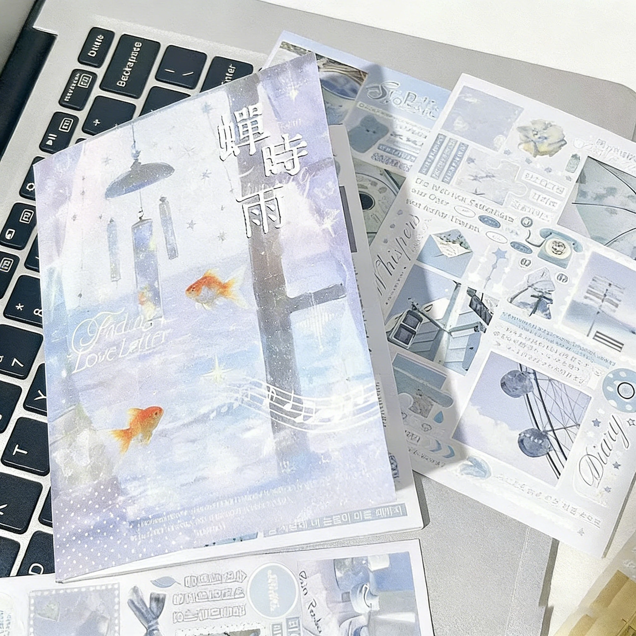 

Новая книга наклеек Cicada Shiyu: высококачественная, с блестками и песочным напылением, для студентов, для творчества, декоративная, из новых материалов, для коллажей, подарок