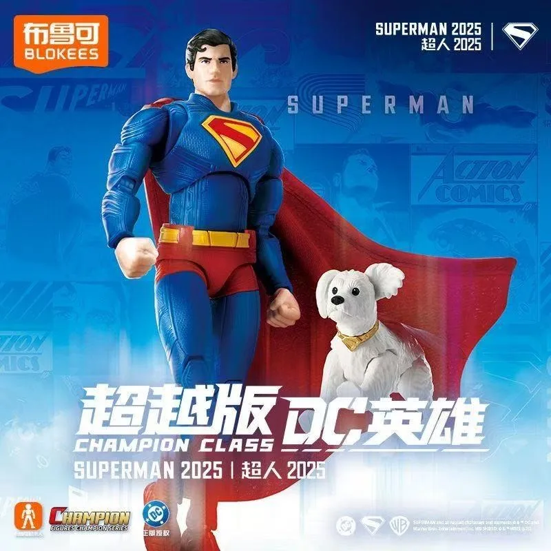 لعبة Buluki Building Block DC Heroes Superman 2025 Beyond Edition Future Batman Figurine