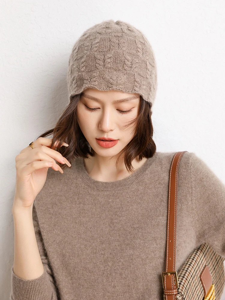 

Выбор женский осенне-зимний кашемировый свитер, базовый пуловер с круглым вырезом, повседневный простой трикотаж из 100% кашемира, одежда, топы