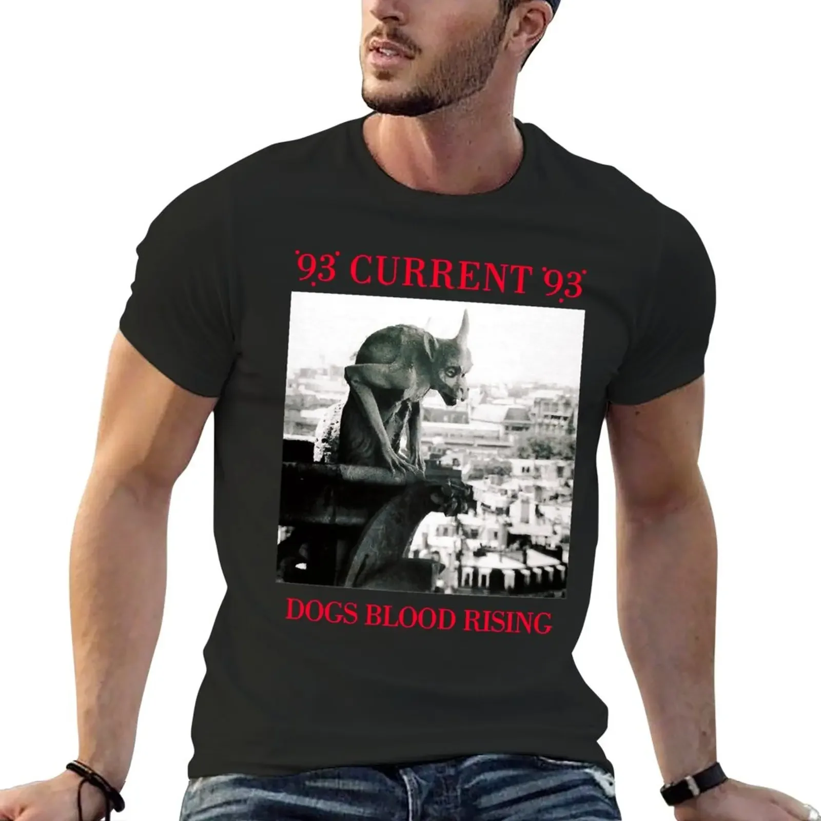 New 93-current-dogs-blood-rising Classic T-Shirt tops aesthetic clothes man clothes men t shirt