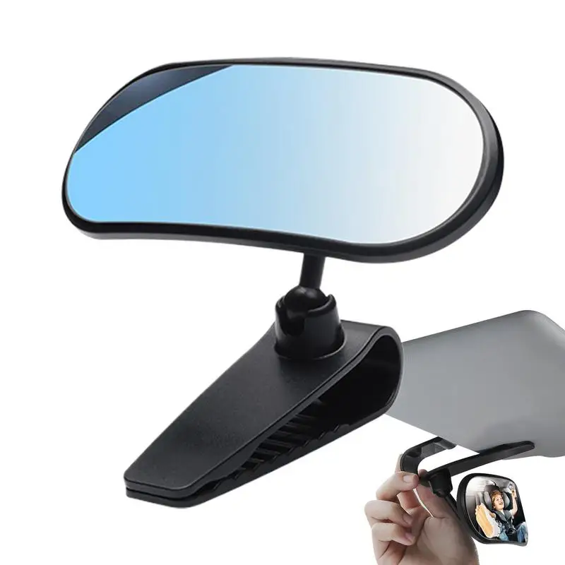 

Car Rearview Mirror High Definition Wide Rear View Convex Glasses Clip 360-degree Adjustable Suction Panoramic Rearview Mirror