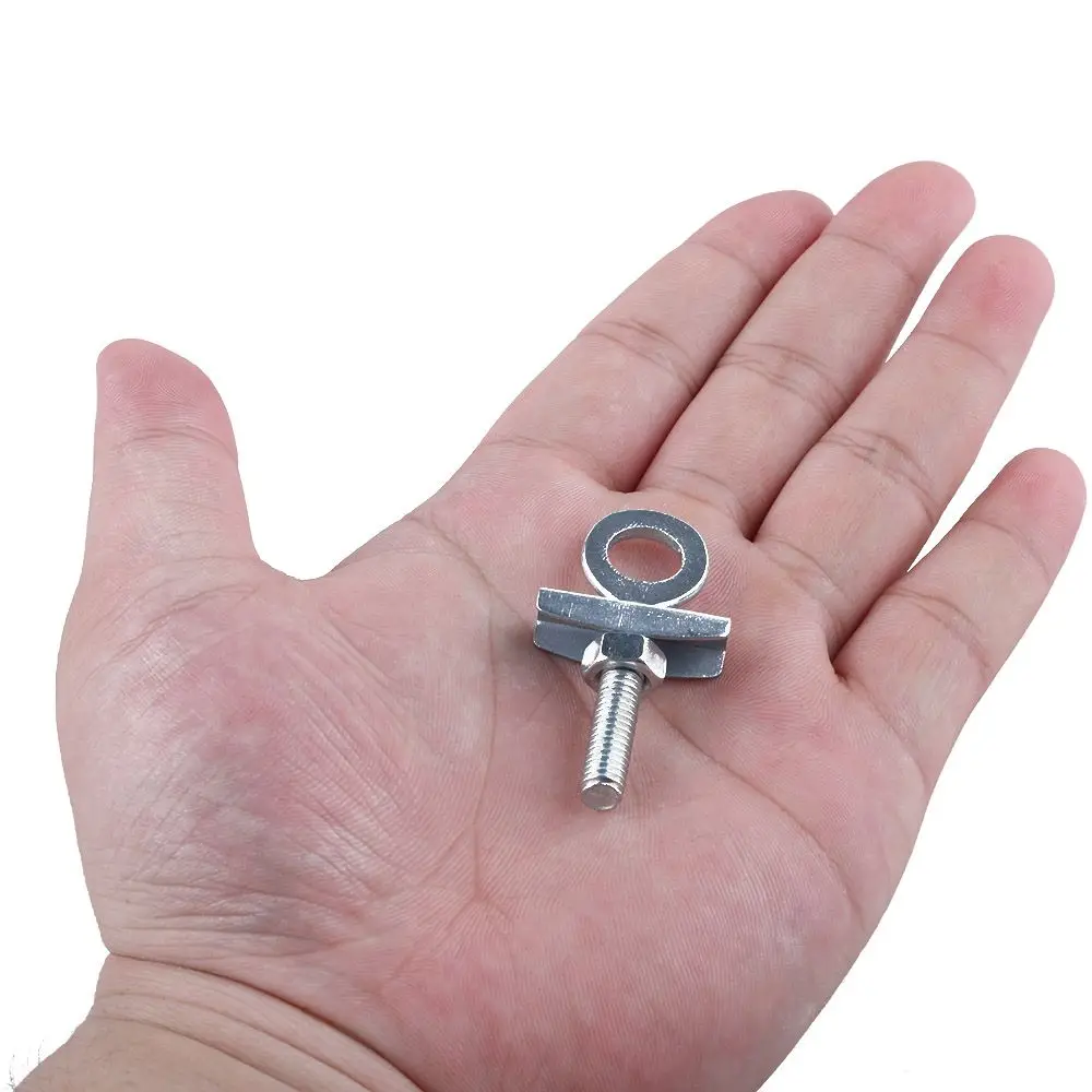 2Pcs High Quality Sliver Cycling Bicycle Accessories Single Speed Track Fixed Gear Bike Chain Tensioner Adjuster