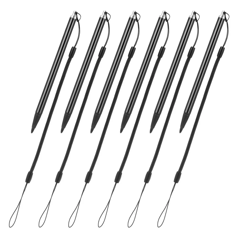 

6pcs Resistive Pen Drawing Stylus Stylus Pens High Precision Touch Antilost Durable Metal Wide Compatibility Fine Tip