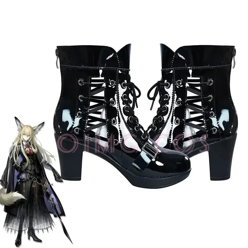 

Vulpisfoglia Cosplay Arknights Men Game Shoes Chinese Style Halloween Anime for