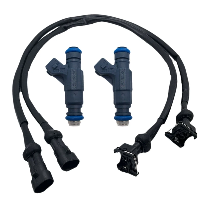 Inyector de combustible con arnés Pigtail para Polaris Ranger RZR Sportsman, 2 piezas, 700, 800