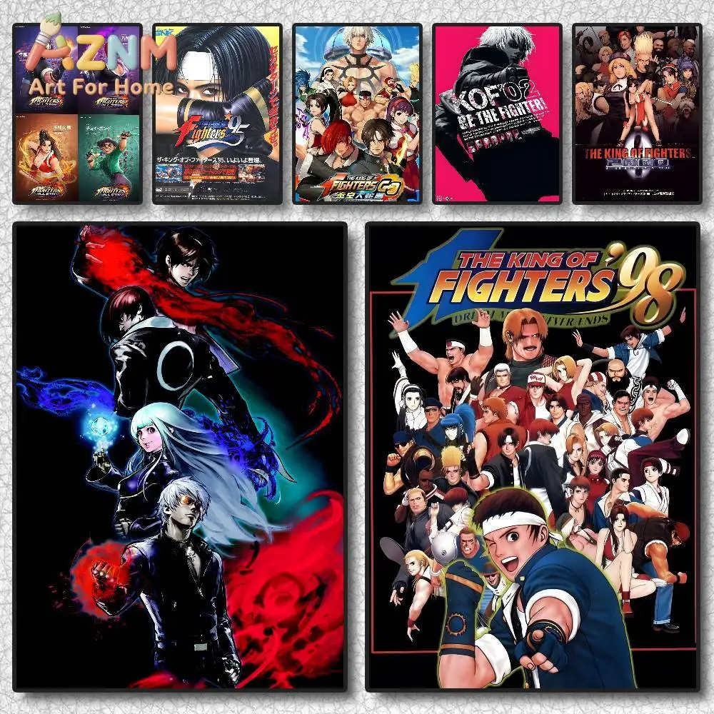 

Постер Game T-The King Of Fighters, самоклеящаяся художественная водонепроницаемая наклейка, декор для стен кофейни, комнаты в общежитии
