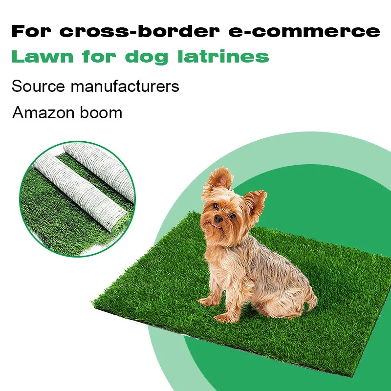 Pet Training Lawn Mat Simulation Turf Dog Toilet Mat Washable Reusable Cat and Dog Toilet Training Mat Dog Peeing Lawn