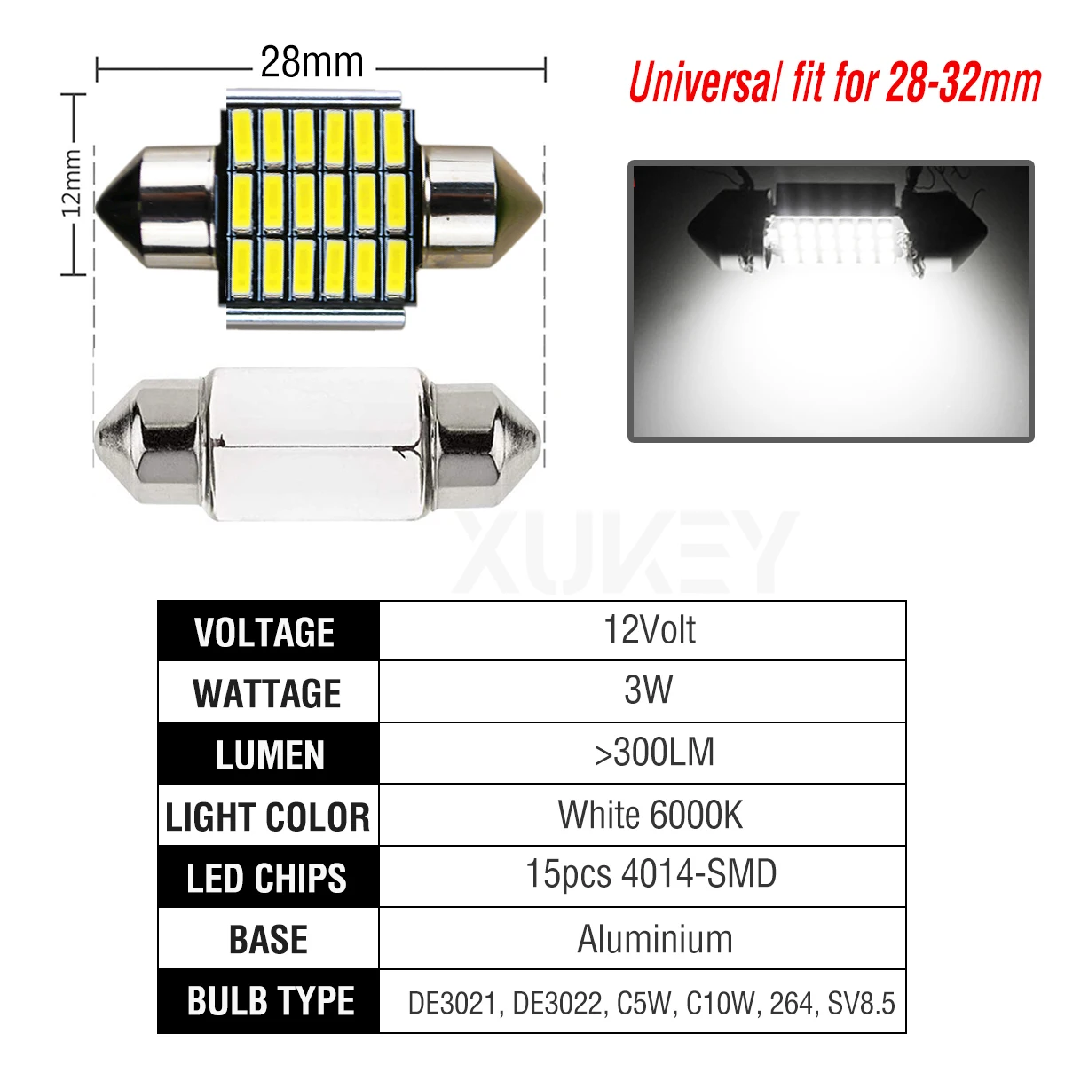 31mm Car LED Bulbs Lamp Interior Dome Lights for Mitsubishi asx l200 outlander lancer 10 pajero Mirage Attrage