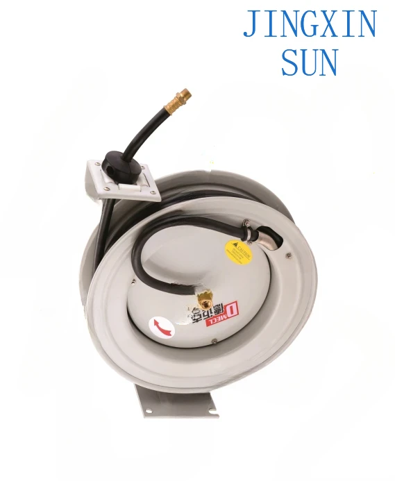 High Quality 3/8''x50ft Industrial Wall Mounted Automatic Retractable Air Hose Reel  Air Hose Reel Automatic Hose Reel