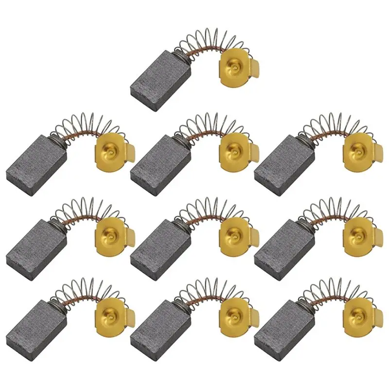 A67P-10Pcs Carbon Brushes Replacement Set For 1619X08020 1619X07410 1619X01351 2610320391