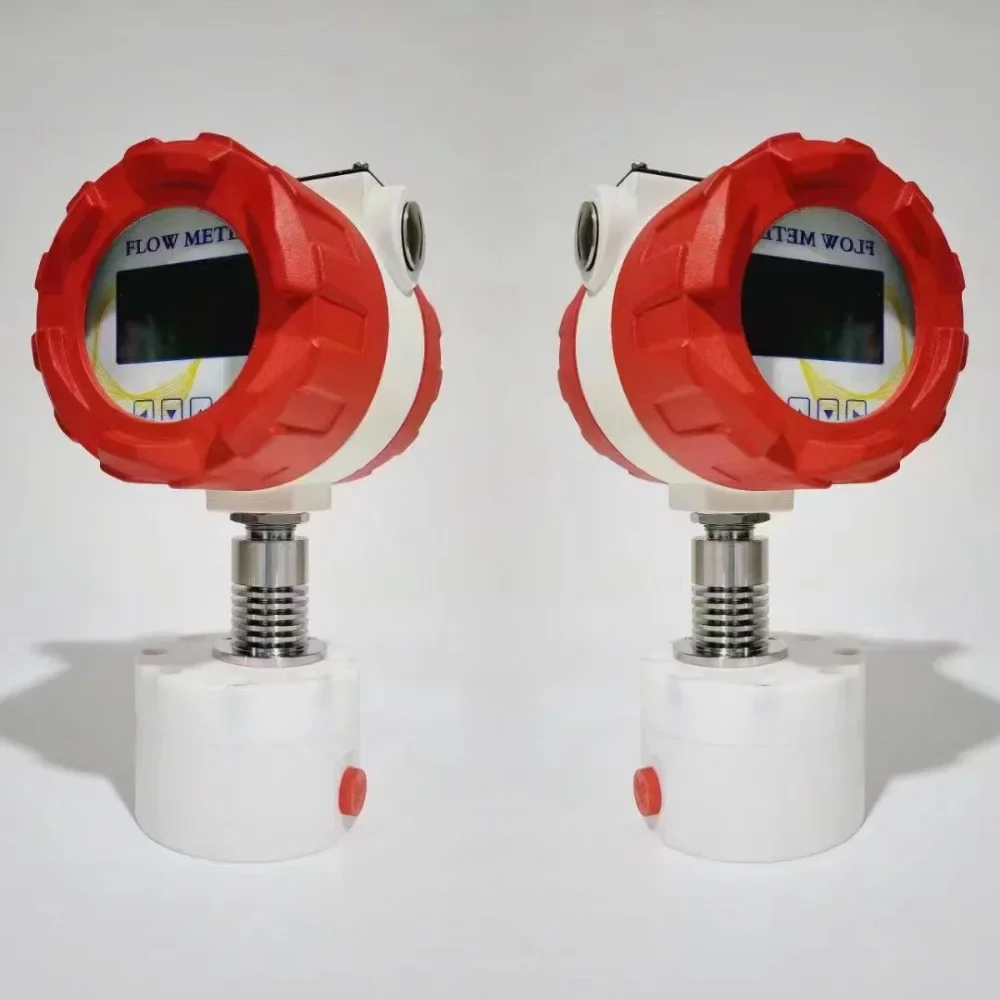 Precision micro liquid flow measurement using circular gear flowmeter for ink, syrup, resin, oil, and frozen liquid with high vi