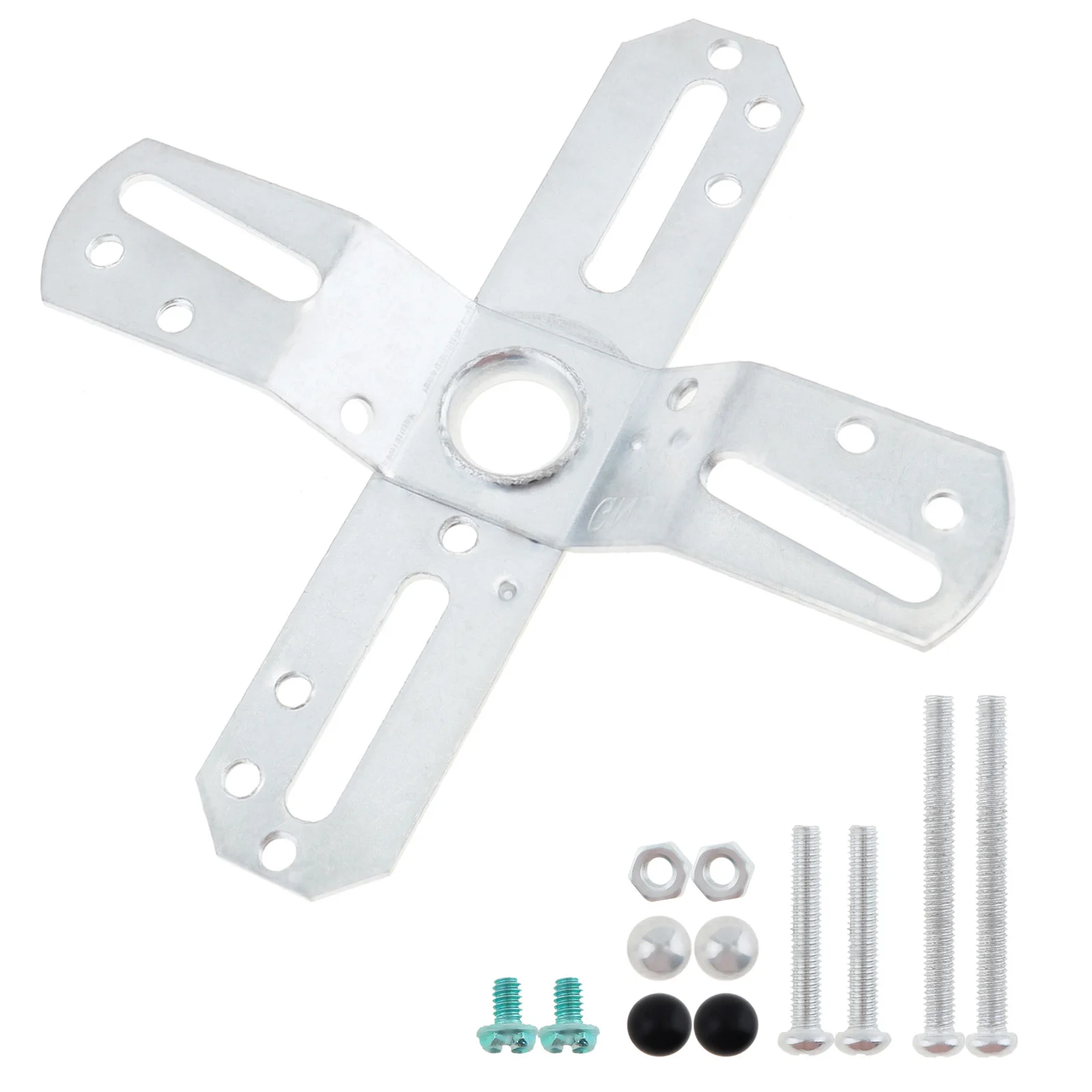 Universal Rotatable Cross Shaped Light Fixture Crossbar Mounting Bracket for Wall Lamps / Pendant Lamps with Nuts , Screws