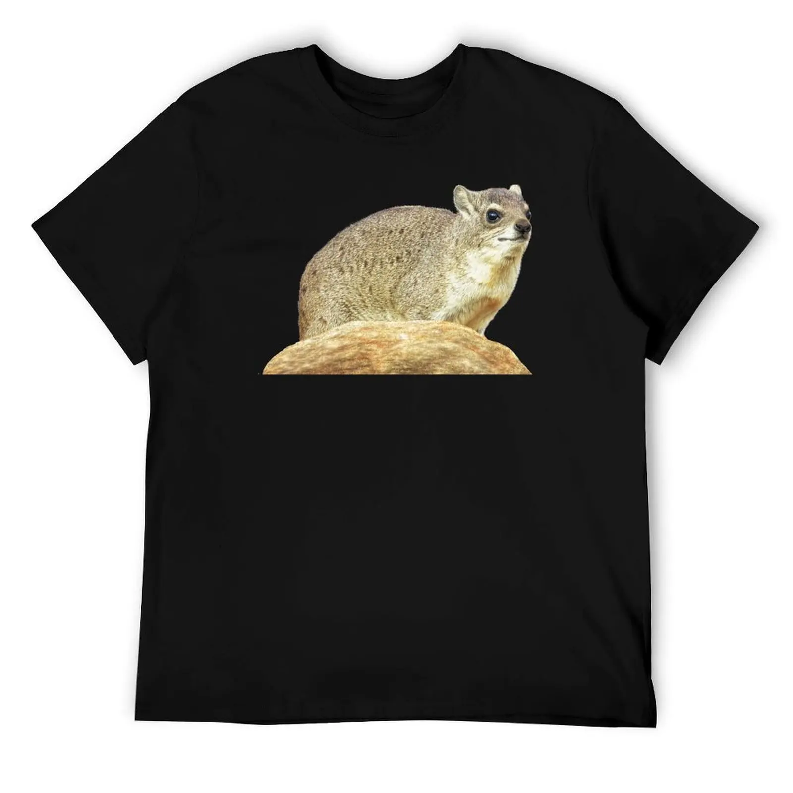 

Rock hyrax - desert hyrax - rock badger in Kenya / Africa T-Shirt printed t shirts for man T-Shirt