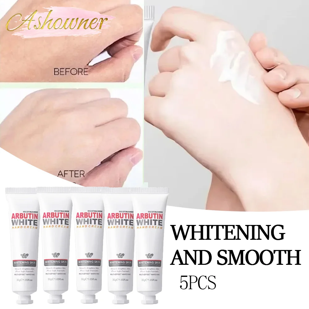 Whitening Hand Cream Niacinamide Arbutin Wrinkle Removal Anti-crack Moisturizing Repair Fade Fine Lines Smooth Skin Hand Care