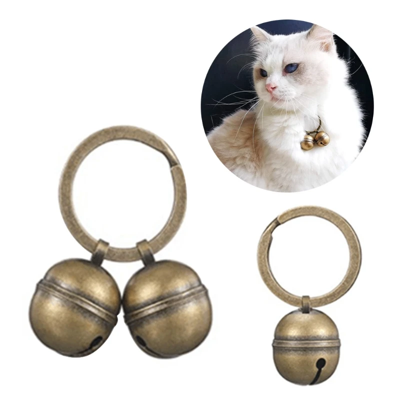 Pet Metal Bells Dog Collar Accessories Puppy Decoration Supplies Durable Dog Behavior Training Supplies Metal Bells DropShipping