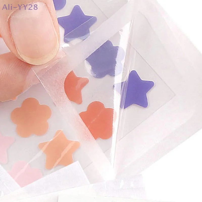 {YY28} 24/28/36 قطعة لون ستار فراشة القوس حب الشباب بقع غرواني مائي بثرة ملصق المخفي بقعة الوجه العناية بالبشرة ماكياج أداة #5