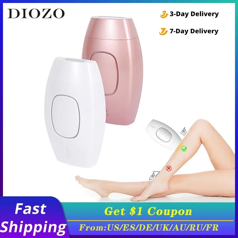 Painless Lady Laser Epilator Permanent Hair Removal IPL 600000 Flash Body Epilator