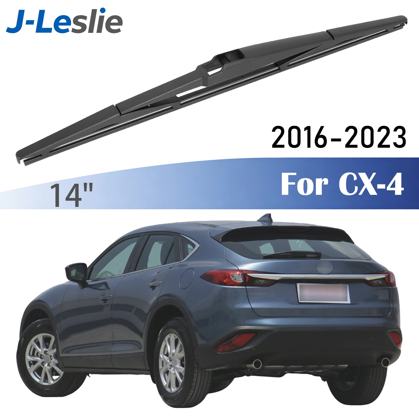 

14-дюймовая задняя щетка стеклоочистителя для Mazda CX-4 CX4 2016-2023, аксессуары стеклоочистителей, щеток окон и дождевиков задний заднего дворников стеклоомывателя дворники лобового стекла омыватель омывателя