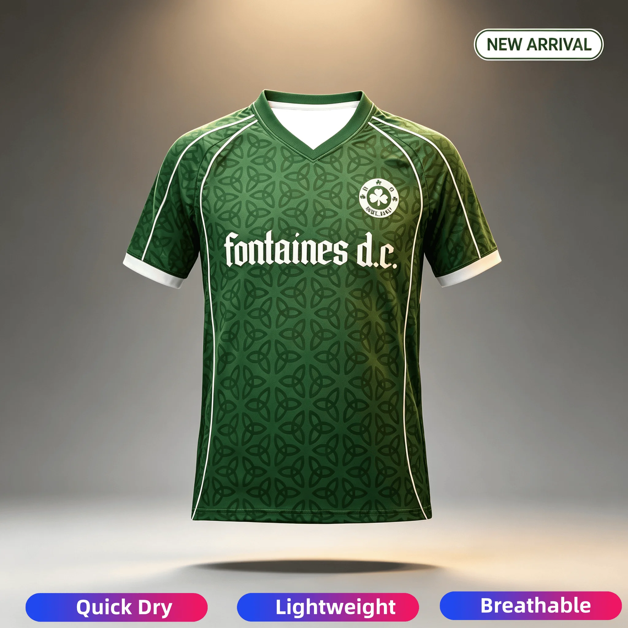 Fontaines D.C. 2026 Romance Tour Jersey Men Women Quick Dry Breathable Y2k Summer Sports Oversized Casual Short Sleeve T-shirt