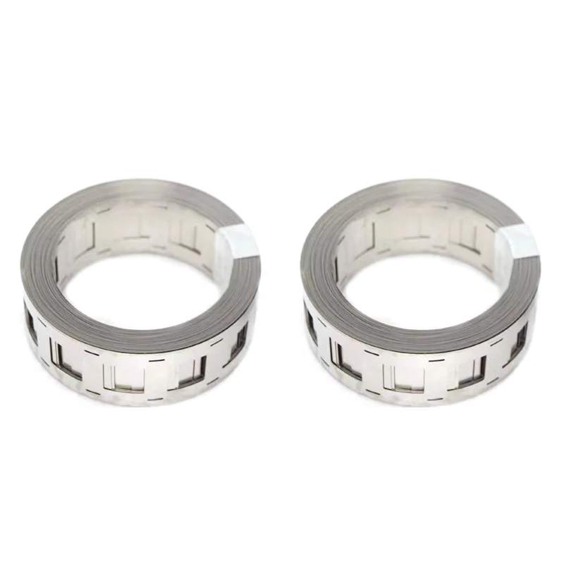 

10M/Roll 2P Nickel Strip 0.15x27mm 0.2x27mm Nickel-plated Strips For 18650 Li-ion Battery Spot Welding Connection