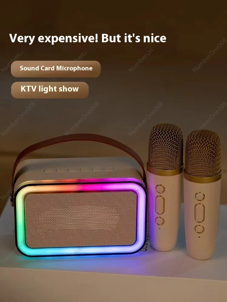 Hong Kong Magic Wave K-box Bluetooth Speaker Karaoke Audio Integrated Microphone Microphone Singing Small Family KTV