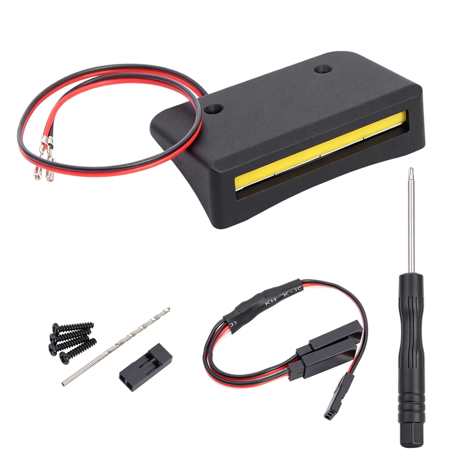 Simulation Spotlight 6V Headlight Hood Light for 1/14 MJX HYPER GO 14304 RC Car High Speed Off-road Truck Accessories