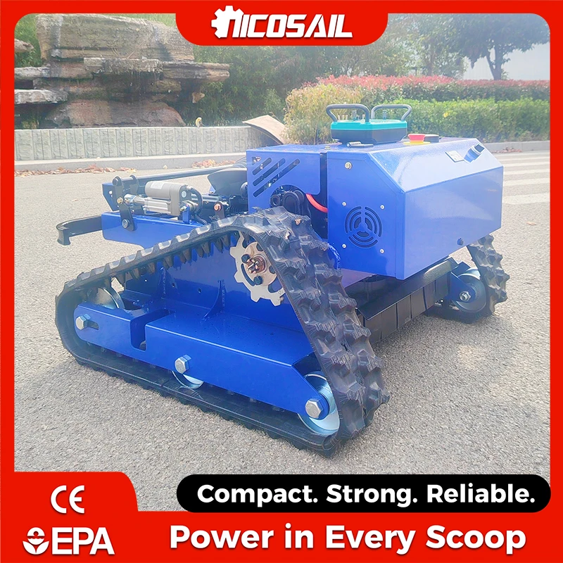 

Remote Control Customizable QL600 Mower Anti-Track Fall Off For All Kinds Of Terrain