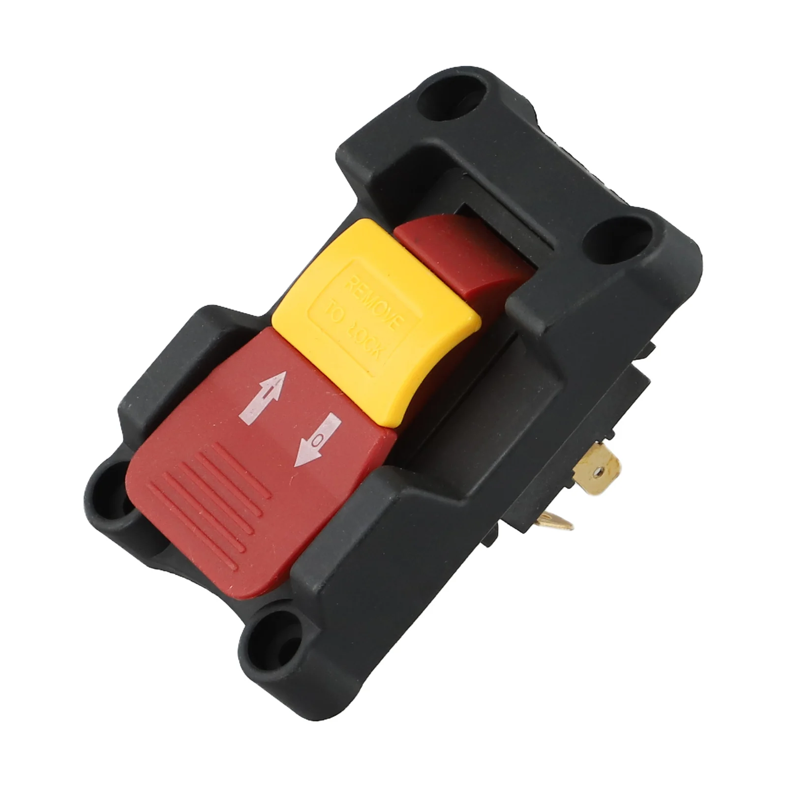 Electric Locking Key Switch Power Tool Operation Color Black Electric Hand Tools Switch Switch Convenient Mounting Removable Key