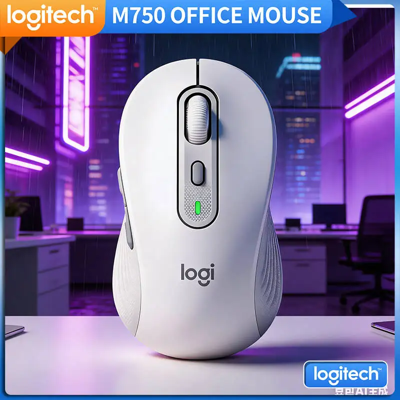 

Бесшумная Bluetooth-мышь Logitech M750 — точность 4000 DPI, резиновые накладки на кнопках, синхронизация с 3 устройствами, срок службы батареи 20 месяцев, помощник в работе