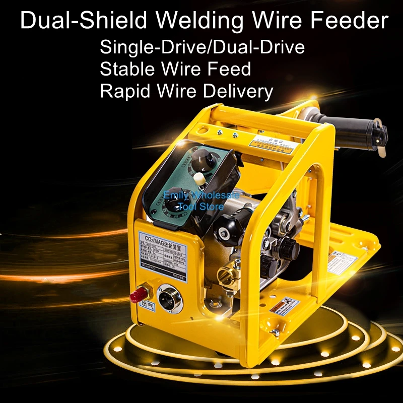 Single-Drive/Dual-Drive Gas-Shielded Welding Wire Feeder DC24V Gas-Shielded Welder NBC350/500KR Wire Feeder Accessories