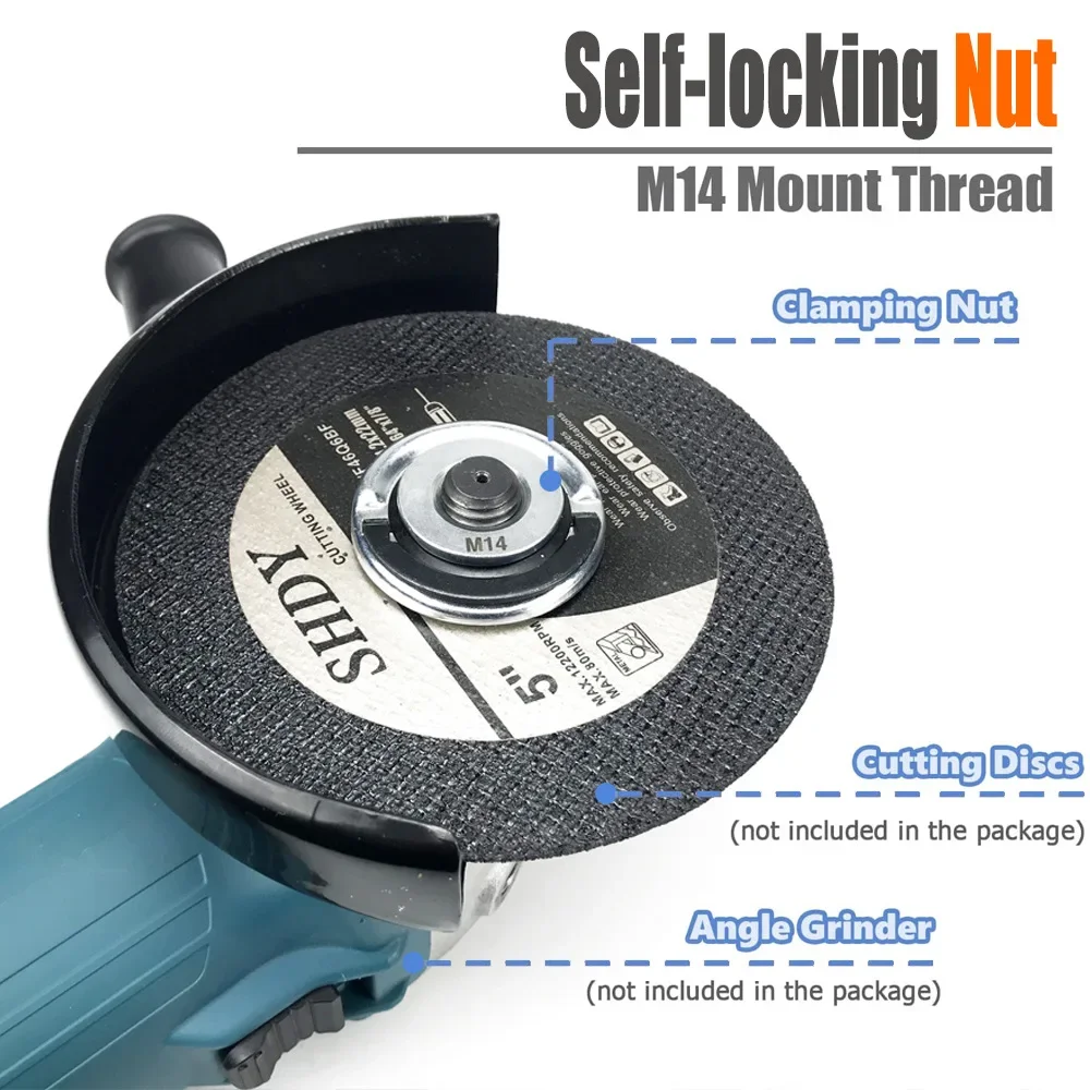 Quick Release Flange Nut M14 M10 Thread Angle Grinder Release Locking Nut Pressing Plate For Angle Grinder Clamping Flange