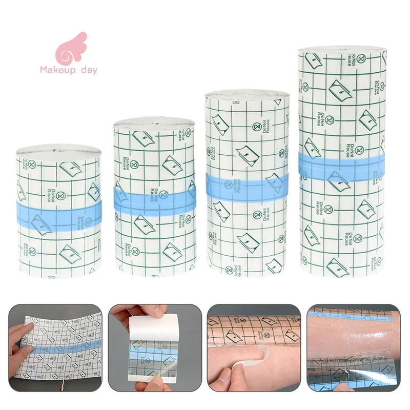 

1 рулон, водонепроницаемая защитная пустая лечебная пленка для последующего ухода, прозрачная пленка для заживления татуировок на коже, ремонтная пленка, рулон