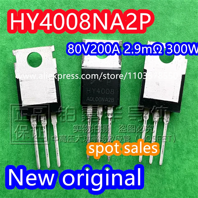 

(10 шт.) 100% новый оригинальный HY4008NA2P HY4008 посылка TO-220 80V200A 2,9 м Ом 300 Вт N-канальный полевой транзистор