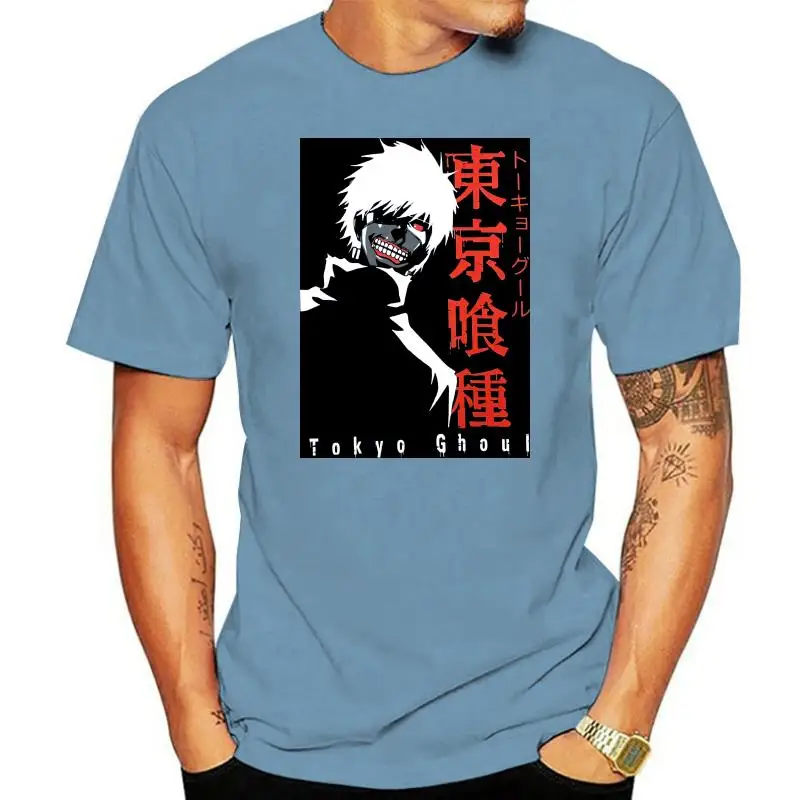 Tokyo Ghoul Ken Kaneki Character Officially licensed Adult T Shirt  Cartoon t shirt men Unisex New Fashion tshirt Loose