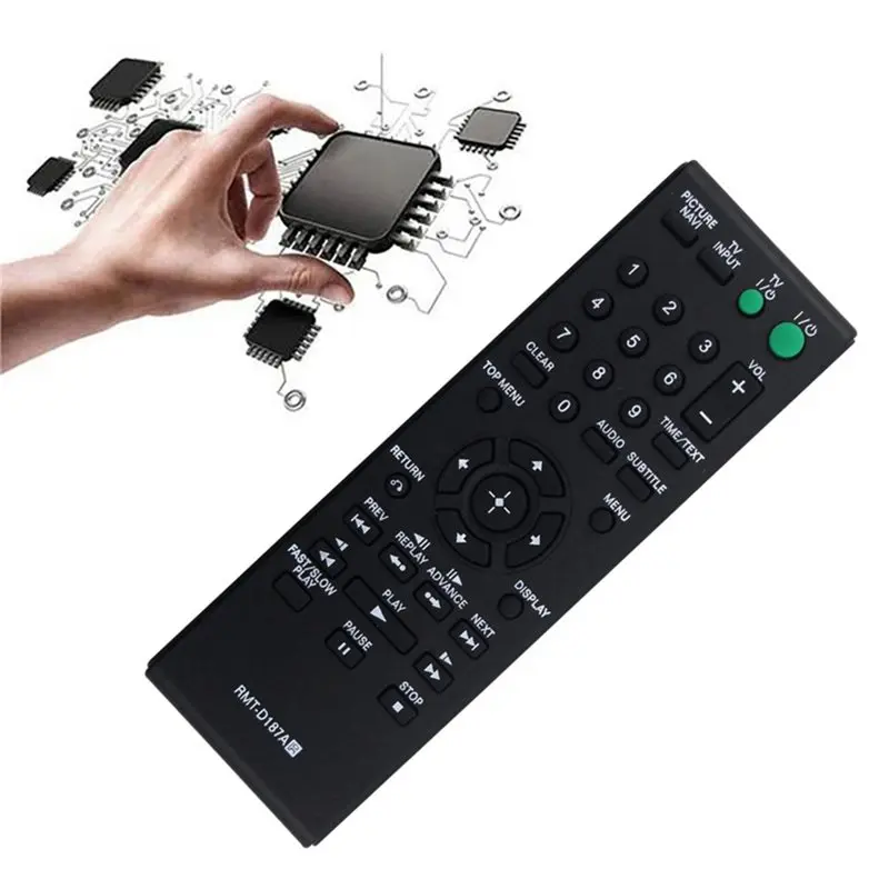 Control For Sony DVD Remote Replacement RMT-D187A For Models DVP-NS718H DVP-SR500H DVP-SR101P DVP-SR200P DVP-SR401HP